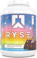 RYSE Loaded Protein Powder - Little Debbie Cosmic Brownie - 25g Whey Protein Isolate & Concentrate with Prebiotic Fiber & MCTs - Low Carb, Low Sugar, Digestive-Friendly - 54 Servings / 4 lb Tub