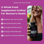 The Fittest Queen Organ Supplement, Hormone & Energy Support, 180 Capsules