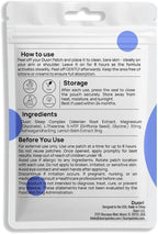 Sleep Patches for Adults - Valerian Root - Melatonin Free - Natural Sleep Aid with 5-HTP and Ashwagandha - 3 Pack (90 Patches)