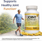 Joint Support - Glucosamine Chondroitin MSM Hyaluronic Acid Ashwagandha Turmeric Ginger Arnica - 2430mg Joint Support Supplement, Micronized, 90 Capsules.