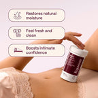 Uflora Vaginal Probiotics | Supports Vaginal Health, Moisture & Yeast | Enhances Intimate Wellness | Clinically Proven Dosages | Probiotics, Cranberry, Ashwagandha | 60 Ct (3 Pack)