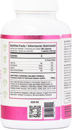 Hormone Balance for Women – Menopause & PMS Support Supplement – Adaptogens for Female Balance & Wellness – 180 Vegan Capsules