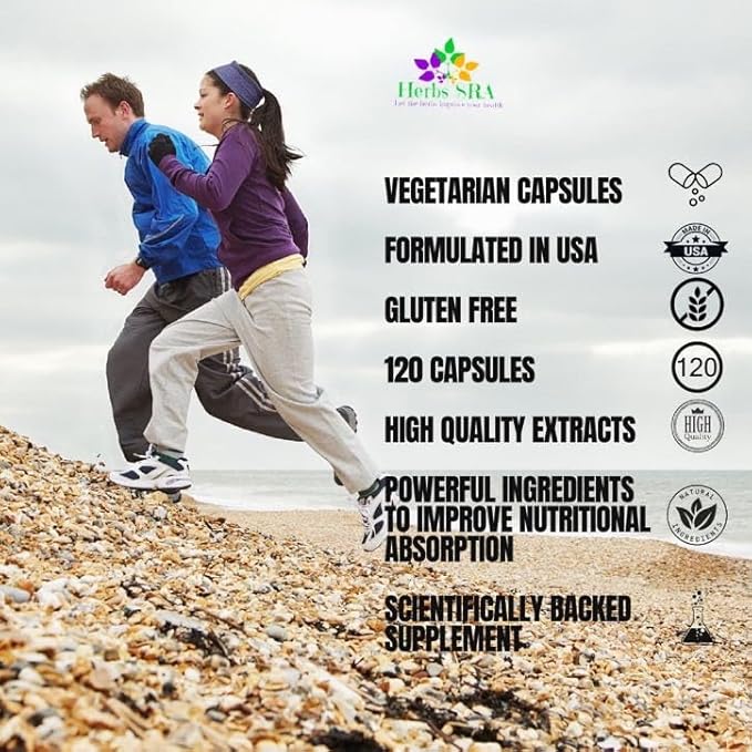 ENERGYAID Antioxidant Energy Support Supplement with Vitamin B6, Green Tea & CoQ10 – Supports Physical Stamina, Focus & Mental Clarity – 120 Vegetarian Capsules, Made in USA