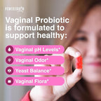 Premium Vaginal Probiotics Gummies – 15 Billion CFUs – pH Balance & Vaginal Health Support – Prebiotics & Digestive Enzymes – Supports Vaginal Flora & Odor Control–Yeast Infection Treatment