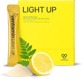 Light Up – Antioxidant Skin-Brightening Supplement with Vitamin C, Plant-Based Extracts & Hydrating Support – Lemon Green Tea Flavor – for Even Tone, Dark Spot Reduction & Glow – 30 Sachets