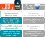 BUBS Naturals Collagen Peptides Powder, Collagen for Women & Men, Hydrolyzed Peptides, Unflavored Pasture Raised Grass Fed, Paleo Keto Friendly, Supports Hair Skin & Joint Health (20 oz) 28 Servings