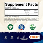 Vitamatic Melatonin 10 mg Tablets | Vegetarian, Non-GMO, Gluten-Free | 1-Year Supply | Natural Berry Flavor - 365 Tablets