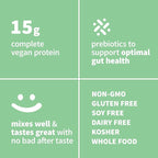 Sprout Living Epic Protein, Plant Based Protein & Superfoods Powder, Mindful Matcha | 17 Grams Organic Protein Powder, Vegan, Non-GMO, Gluten Free, Adaptogens + Nootropics (1 Pound, 12 Servings)
