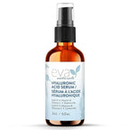 Eva Naturals Hyaluronic Acid Serum for Face – Lightweight Hydrating Facial Serum – Daily Moisturizer with Vitamin B5 – 60 ml
