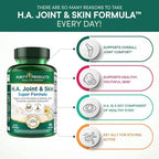 Purity Products H.A. Joint and Skin Super Formula Biocell Collagen w/Hyaluronic Acid Supports Healthy Joint Flexibility, Healthy Synovial Fluid, and Lubrication - 5-Loxin - 90 Capsules (1)