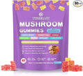 Mushroom Complex Gummies Mushroom Supplement with Ashwagandha and Lions Mane, Reishi, Cordyceps, Maitake, Shitake, Chaga and Turkey Tail Nootropic Gummies for Focus, Energy, Memory and Immune Health