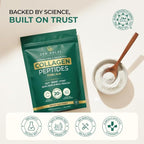 Collagen Powder with Vitamin C & Probiotic (18g Protein) Pure Grass Fed Halal Collagen Peptides for Women - Unflavored & Hydrolyzed Bovine Type I & III for Skin, Hair, Nails, Joints and Gut