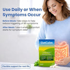 GutCalm - IBS Relief - Peppermint Oil Capsules - Bloating, Gas, Constipation and Digestive Comfort Supplement - 48 Capsule Bundle - 96/ct