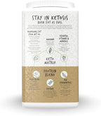 Portions Master Keto Body Protein Peptides Low Carb Keto Protein Powder with MCT Oil Peptides Fiber Vitamins Minerals (720g, Chocolate)