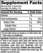Vita Fiber Well Gummies, Sugar Free, Peach, Raspberry & BlackBerry Flavors, 220 Count, Pack of 1