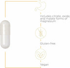 Integrative Therapeutics Tri-Magnesium - Supports Cellular Energy & Energy Metabolism*- Magnesium Supplement for Heart & Nerve Health Support* - Dairy-Free & Gluten-Free - 180 Capsules (180 Servings)
