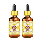 dève herbes Pure Pomegranate Oil (Punica granatum) with Glass Dropper Cold Pressed (Pack of Two) 100ml X 2 (6.76 oz)