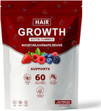 Hair Growth Gummies for Black Women, with Biotin-Silica Complex (5000mg Biotin) & Vitamin D (30mcg), Supports Healthy Hair Growth & Strength, Skin & Nail Care, Non-GMO, 60 Gummies