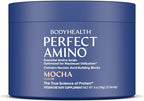BodyHealth PerfectAmino - BCAA and EAA Powder for Pre and Post Workout - Amino Acid Energy Drink for Men and Women to Support Lean Muscle and Recovery - Mocha - 20 Servings