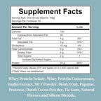 StrengthMD Physician Formulated Protein + Fiber Shake for GLP-1 Support | 24g Protein Grass-Fed Whey, 4g Fiber & Digestive Enzymes, Low Carb, No Added Sugar, Chocolate, 1.72 lb