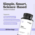 Wholesome Story Organic Vitex Chasteberry Supplement for Women | Hormone Balance, Fertility Support & Period Regulation | Vitex Berry Agnus Castus Extract | 120 Capsules | Chaste Tree Berry