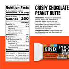 KIND Protein MAX Variety Pack, High Protein Bars, Keto Snacks, 1g Sugar, 20g Protein, (6) Crispy Chocolate Peanut Butter (6) Sweet & Salty Caramel Crisp, 12 Count Pack