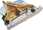 WitnyStore Tiny Wat Xieng Thong Temple of The Golden City in Luang Prabang, Laos Southeast Asia Tourist Attractions Resin Refrigerator Magnet Traveler Souvenir 3D Fridge Magnets