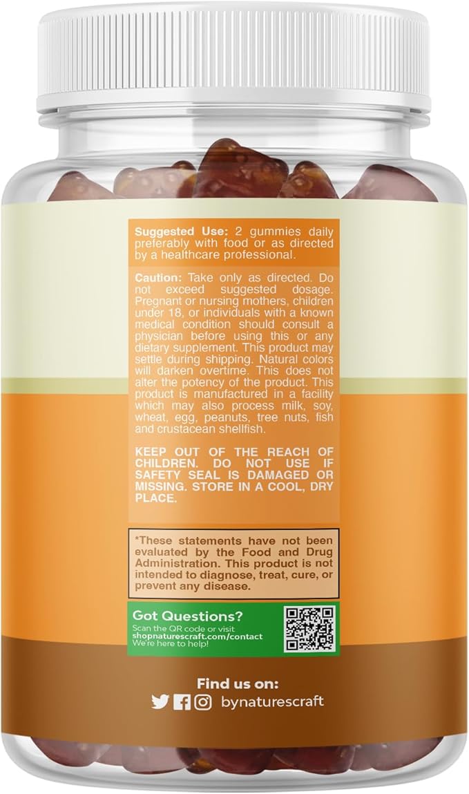 Sea Moss Gummies for Adults and Kids - Vegan Adult and Kids Immune Support Gummies with Burdock Bladderwrack Sea Moss Gel - Delicious Berry Flavor Supplement Men Women Children - 30 Count