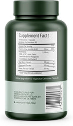 HMS Nutrition Resveratrol 1400 mg per Serving — 120 Vegan Capsules | High‑Potency Trans‑Resveratrol with Acai, Grape Seed & Green Tea | Antioxidant, Cellular & Heart Support