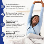 LifeSeasons Rest-ZZZ Melatonin Free - Sleep Support Supplement - Calms Nervous System - Eases Restlessness & Nerve-Related Sleeplessness - Magnesium GABA & Chamomile - 60 Capsules