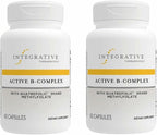 Integrative Therapeutics Active B-Complex - with Choline and Methyfolate - Cellular Energy, Immune Function & Heart Health Support with Vitamins B2, B6 & B12*- Gluten-Free - 120 Capsules (60 Servings)