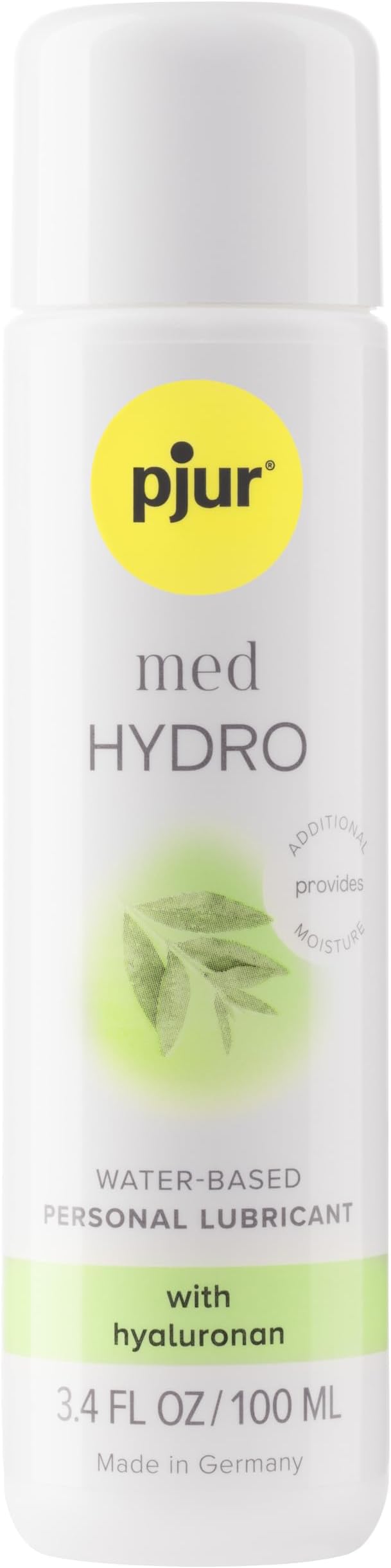 pjur med Hydro, Water-Based Premium Lubricate, Intimate Sex Lube for Men, Women & Couples - 100ml / 3.4 fl.oz