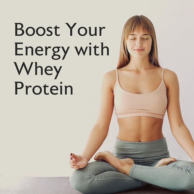 Alaya Naturals - Grass Fed Whey Protein Powder - Vanilla Flavor, All Natural, Hormone Free - 20g Protein per Serving - Non-GMO, rBGH Free, Gluten Free - Great Source of BCAA