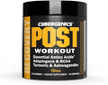 Post-Workout Gummies, Recovery Accelerator, Support Muscle Recovery & Joint Health, Essential Amino Acids, with Ashwagandha & Curcumin, BCAAs, Citrus Flavor, 60 Gummies, 30 Servings