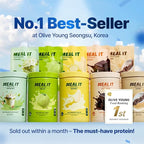 Pistachio Protein Shake - 15g Protein & 7g High Fiber, Low Sugar, Keto-Friendly Meal Replacement Powder with Roasted Pistachio Pieces & Chocolate Cookie Crunch 19.8 oz 14 Servings