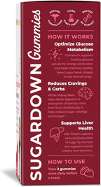 Dr. Stephanie’s SugarDown Gummies – 2 Pack - Ceylon & Cassia Cinnamon Supplement