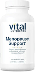 Vital Nutrients Menopause Support - Vegan Supplement for Women - Herbal Complex with Black Cohosh and Vitex Tree Berry for Hormone Balance Support* - Gluten, Dairy, Soy Free - 120 Capsules