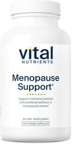 Vital Nutrients Menopause Support - Vegan Supplement for Women - Herbal Complex with Black Cohosh and Vitex Tree Berry for Hormone Balance Support* - Gluten, Dairy, Soy Free - 120 Capsules