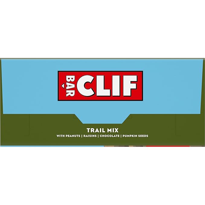 CLIF BAR - Energy Protein Bars - Trail Mix - Made with Organic Oats - Energy Bars - Non-GMO - (10 Pack)