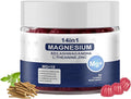 Magnesium Complex Gummies for Women & Men, Calm Magnesium Gummies for Women & Men, 14-in-1 with Ashwagandha, L-Theanine, Vitamin D3 & Zinc, 60 Count (1)