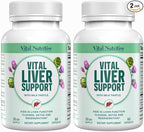 Vital Liver Support - Premium Liver Cleanse Detox & Repair Formula with Milk Thistle Supports Liver Health and Detox Cleanse