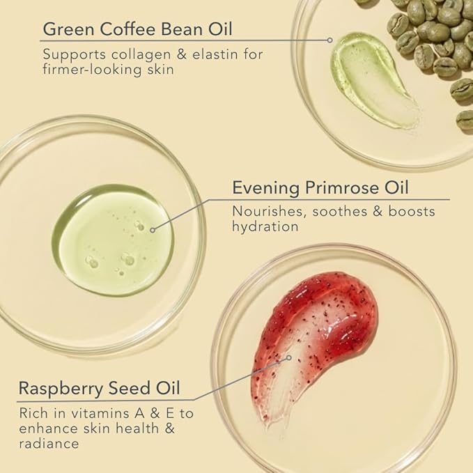 Baie Botanique Anti-Aging Facial Oil 15ml - Rose Absolute, Camelia, Borage, Evening Primrose, Abyssinian & Amla Oil - 100% Natural, 90% Organic
