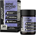 ONNIT New Mood Daily Stress Support Capsules, IGEN™ Non-GMO Tested, Sleep and Mood Support Supplement for Men and Women, Daily Stress Management Capsules, 30 Count