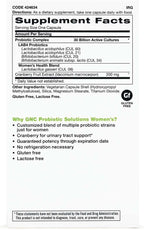 GNC Probiotic Solutions Women's with 30 Billion CFUs, Clinically Studied Multi-Strain for Women, Supports Digestive and Immune Health, Vegetarian, 30 Capsules