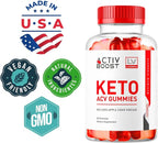 (2 Pack) ActivBoost Keto Gummies Advanced Formula, 120 Gummies for 2 Months