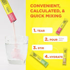 Keto Vitals Tropical Keto Electrolytes Powder No Sugar - Electrolytes with Potassium, Magnesium, Sodium, & Calcium - Sugar Free Electrolyte Powder Packets Drink Mix & Hydration Powder, 30 Servings