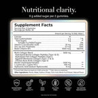 Collagen Peptides Gummies Sugar Free 3000mg Multi Collagen Blend for Hair Skin & Nails Support + 2500mg Keratin + 5000mcg Biotin, Hyaluronic Acid, Vitamin C & Zinc, 60 Gummies (Packaging May Vary)