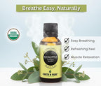 Earth N Pure Eucalyptus Essential Oil (Nilgiri Oil) Steam Distilled, Undiluted, Natural, Therapeutic Grade with Glass Dropper 50 ml