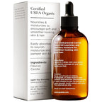 Gya Labs USDA Organic Carrot Seed Oil - 1 Fl Oz - Carrier Oil for Hair, Skin, Face, Scalp & Body Massage