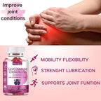 Glucosamine Chondroitin Supplements with MSM & Elderberry | Glucosamine Chondroitin Gummy for Adults & Women Men | Glucosamine chondroitin Gummies Extra Strength | Joint Supplement | 2 Pack